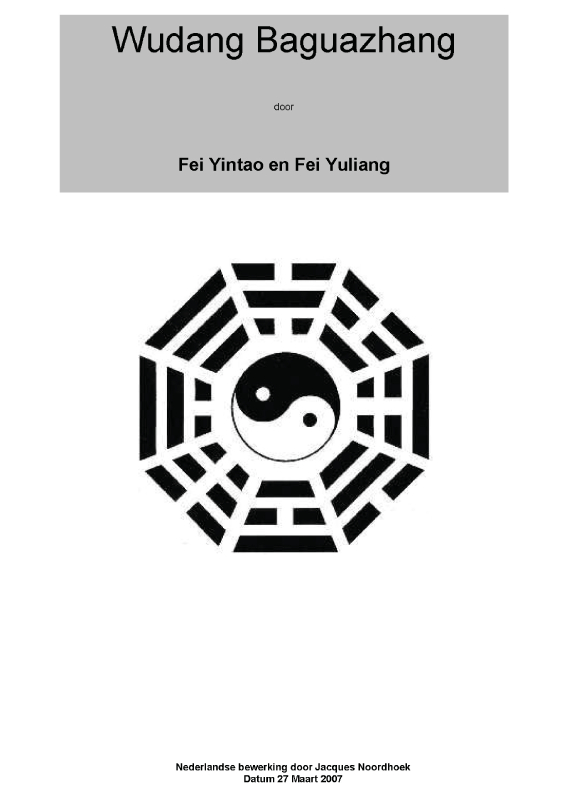 Omslag van Wudang Baguazhang