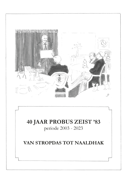 Omslag van 40 jaar Probus Zeist ’83 periode 2003-2023