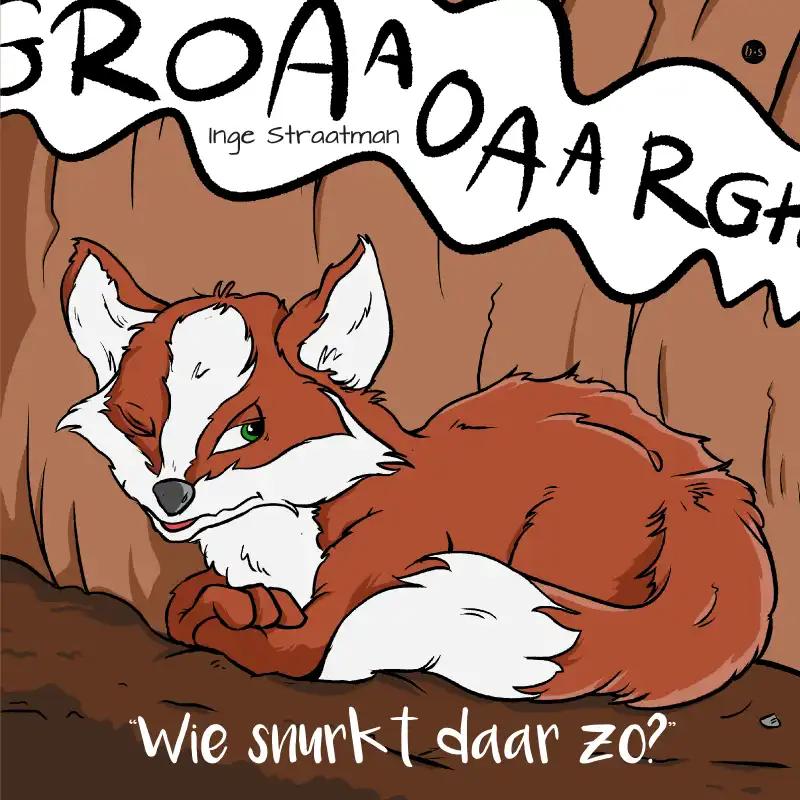 Omslag van "Wie snurkt daar zo?"