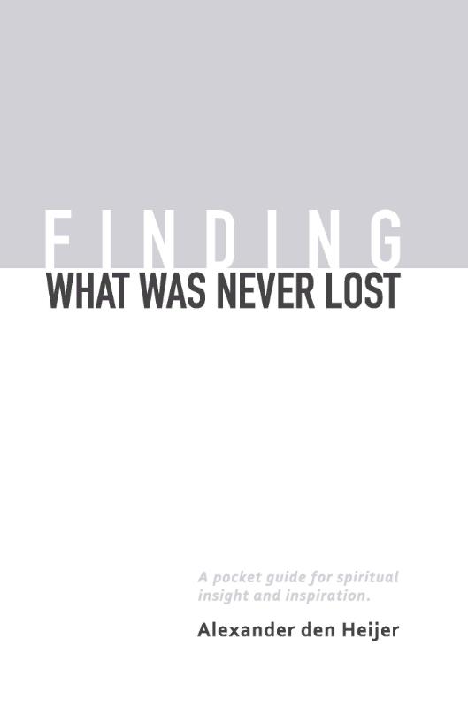 Omslag van Finding what was never lost