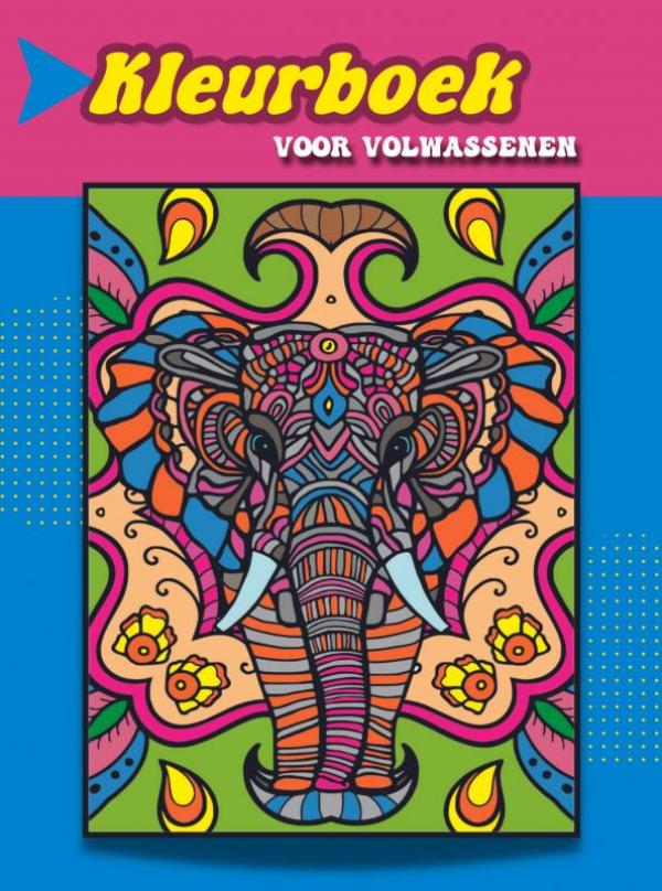 Omslag van Kleurboek voor Volwassenen :: Dieren Mandala's en Bloemen Mandala's