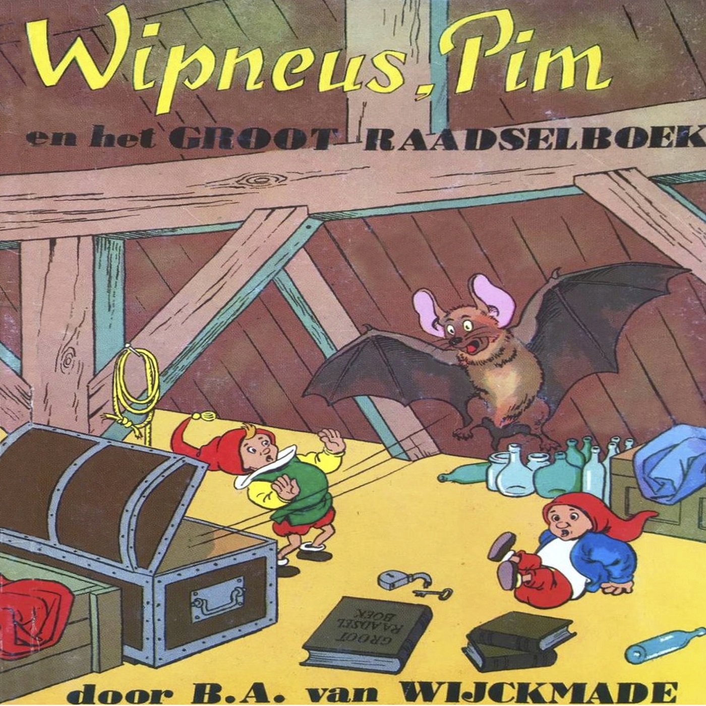 Omslag van Wipneus, Pim en het groot raadselboek