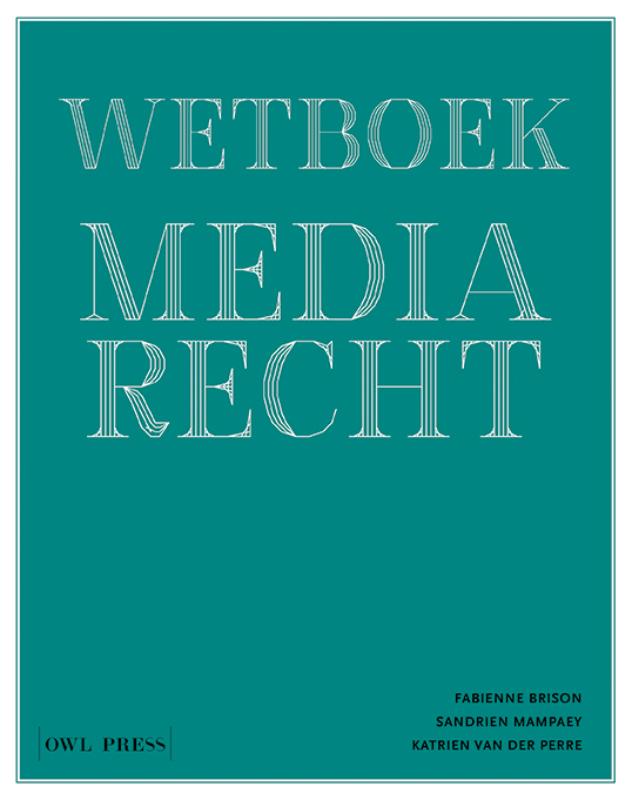 Omslag van Wetboek mediarecht