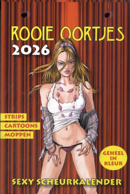 Omslag van Rooie oortjes kalender 2026