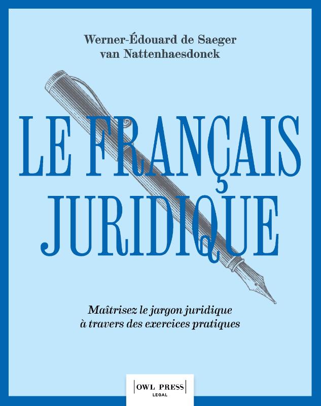Omslag van Le français juridique
