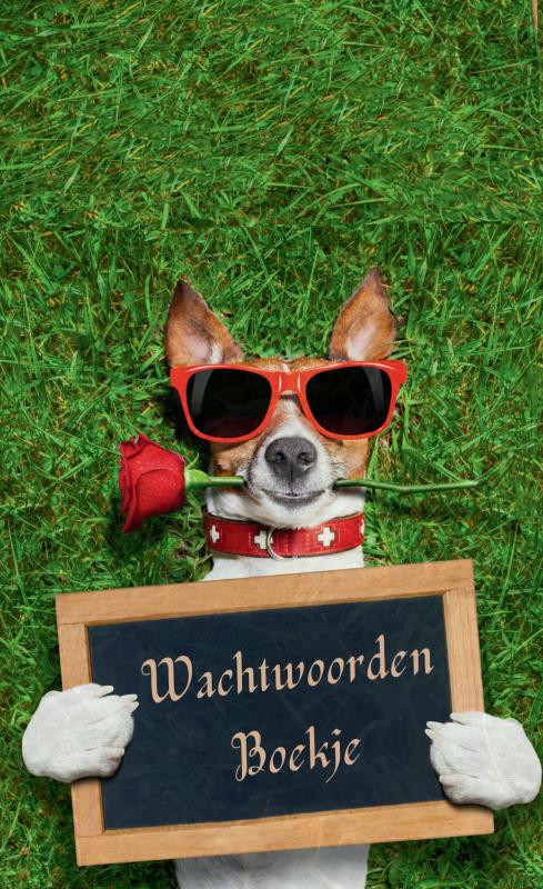 Omslag van Wachtwoordenboekje met alfabet – Password Organizer - Wachtwoorden notitieboek