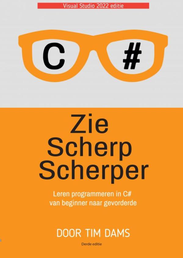 Omslag van Zie Scherp Scherper - 3e editie (kleur editie)