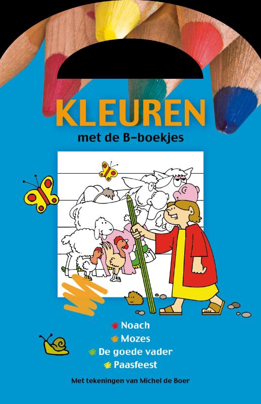 Omslag van Kleurboek Blauw B-boekjes