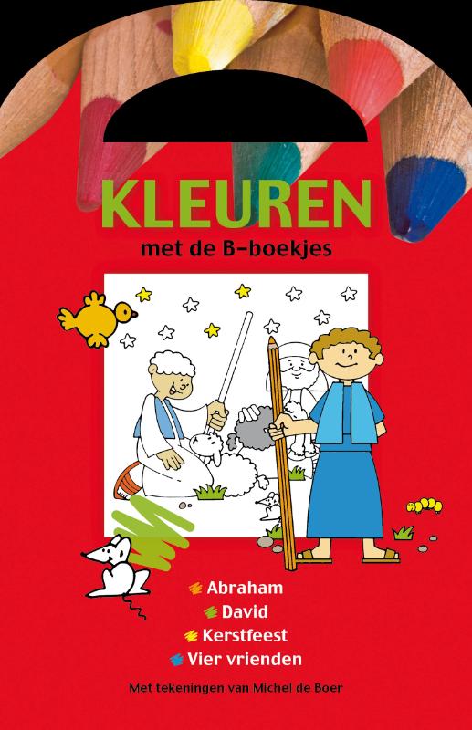 Omslag van Kleurboek rood B-boekjes