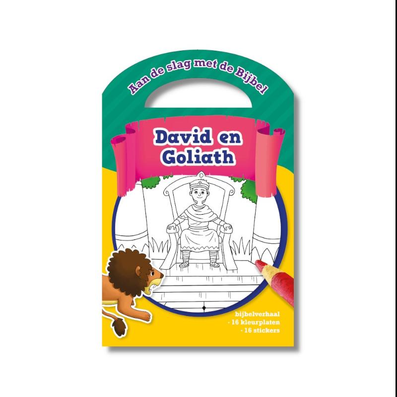 Omslag van Kleurboek David en Goliath