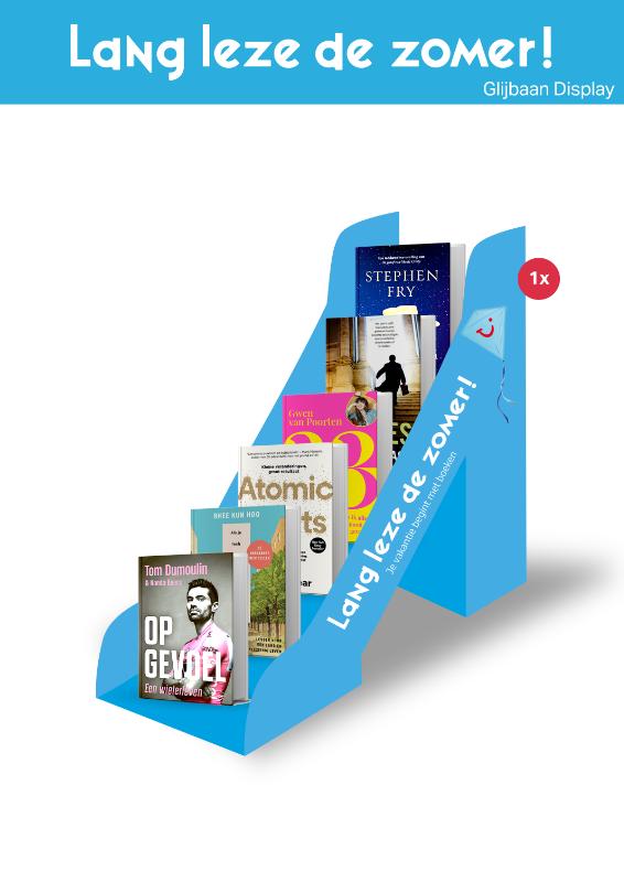 Omslag van Glijbaan display incl. set geschenken 50 ex. Zomerlezen 2025