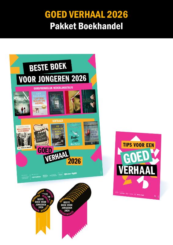 Omslag van POS-pakket Boekhandel Goed Verhaal 2026
