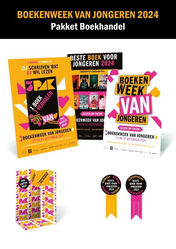 Omslag van Pakket Boekhandel Boekenweek van Jongeren 2024