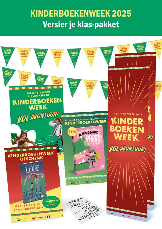 Omslag van Versier je klas-pakket Kinderboekenweek 2025