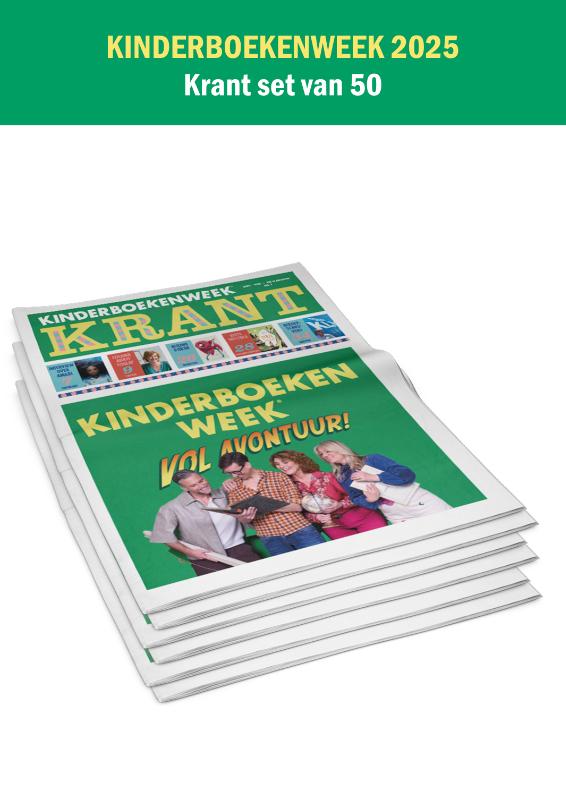 Omslag van Kinderboekenweekkrant set van 50 ex. Kinderboekenweek 2025