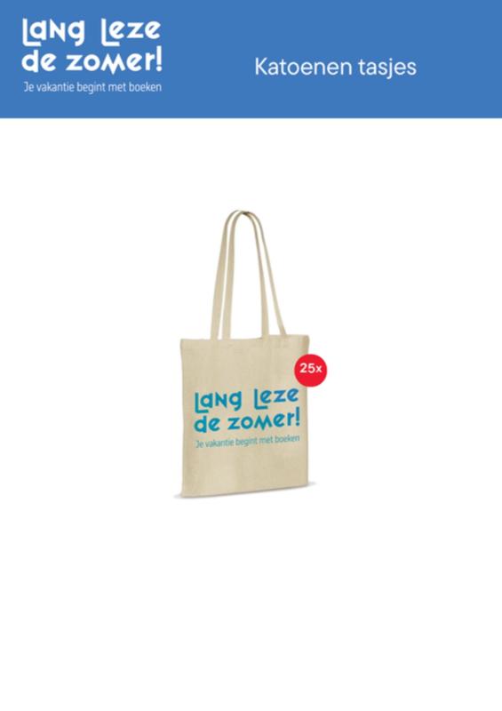 Omslag van Zomerlezen 2024 katoenen tasjes - set van 25 ex.