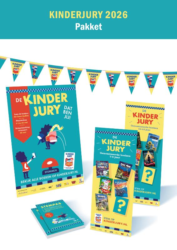 Omslag van Pakket Boekhandel Kinderjury 2026