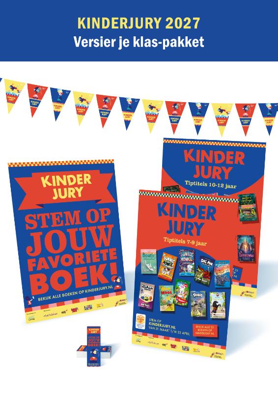 Omslag van Versier je klas-pakket Kinderjury 2027