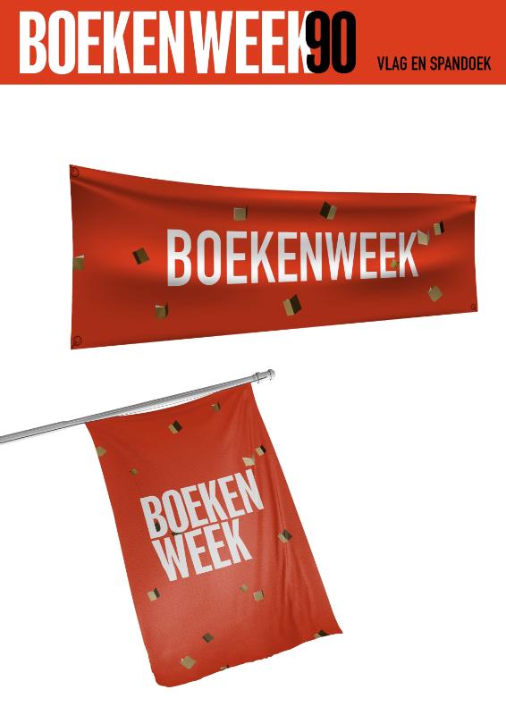 Omslag van Vlag en Spandoek Boekenweek 2025