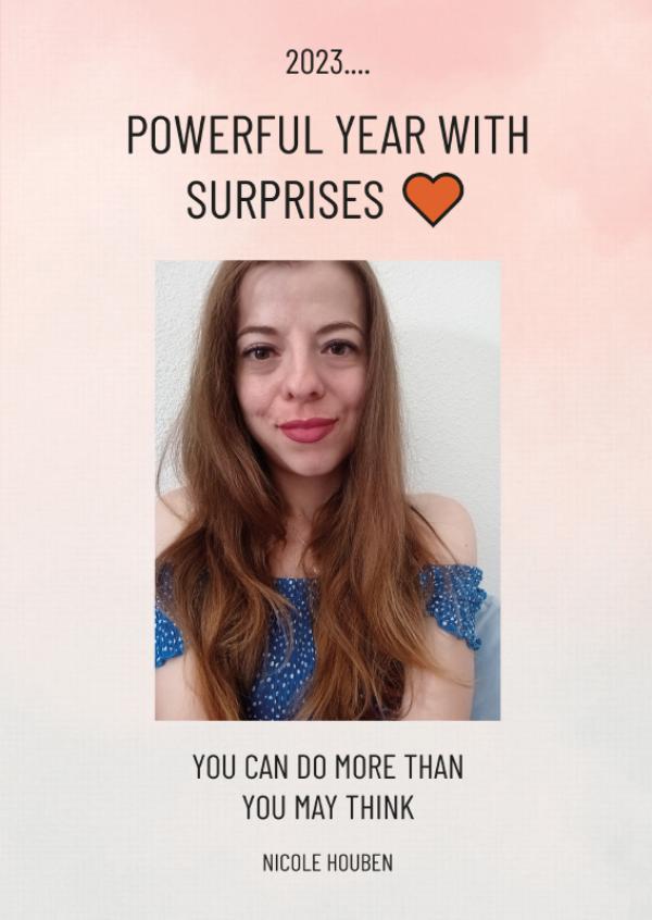 Omslag van 2 0 2 3... POWERFUL YEAR WITH SURPRISES ♥
