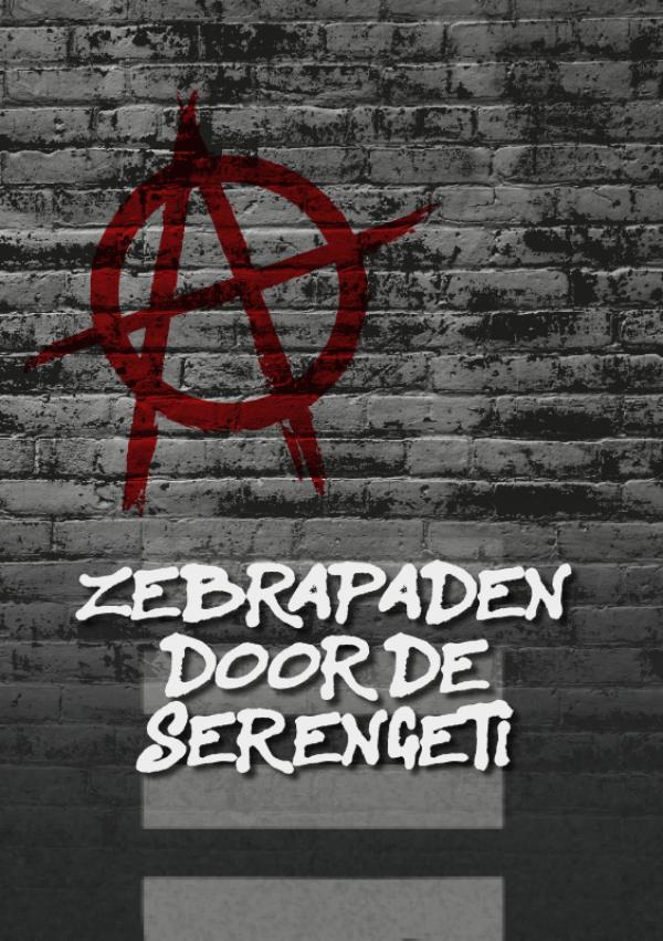 Omslag van zebrapaden door de serengeti