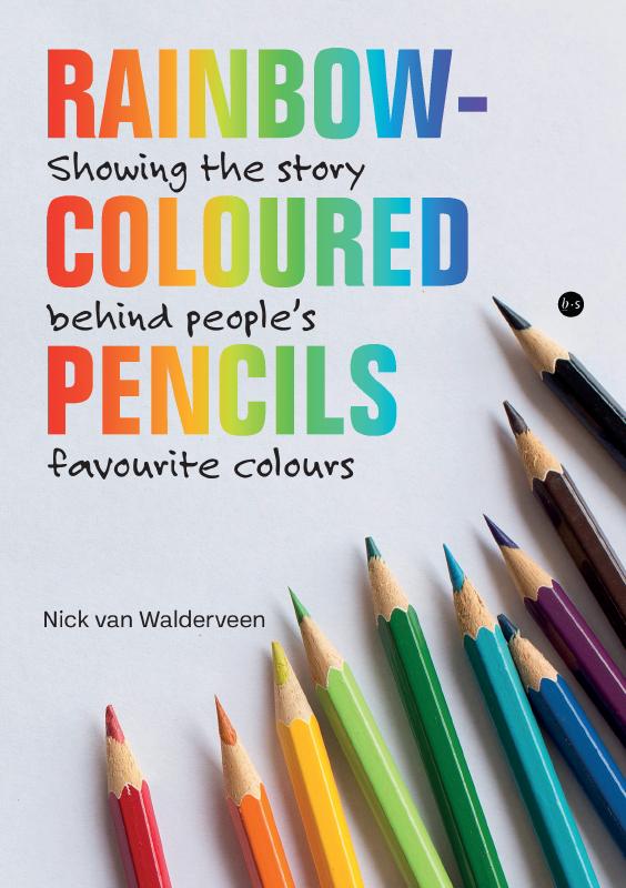 Omslag van Rainbow-coloured pencils