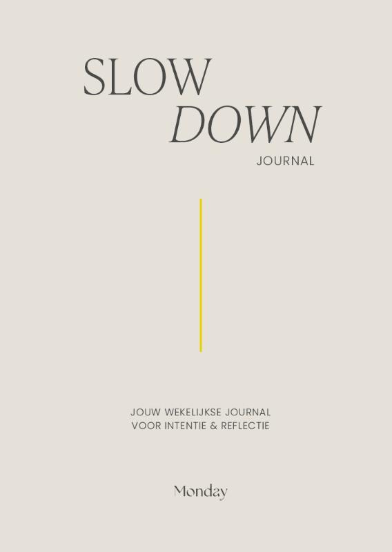 Omslag van Slow Down Journal
