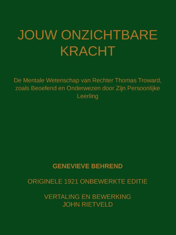Omslag van Jouw Onzichtbare Kracht