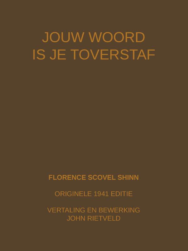Omslag van JOUW WOORD IS JE TOVERSTAF