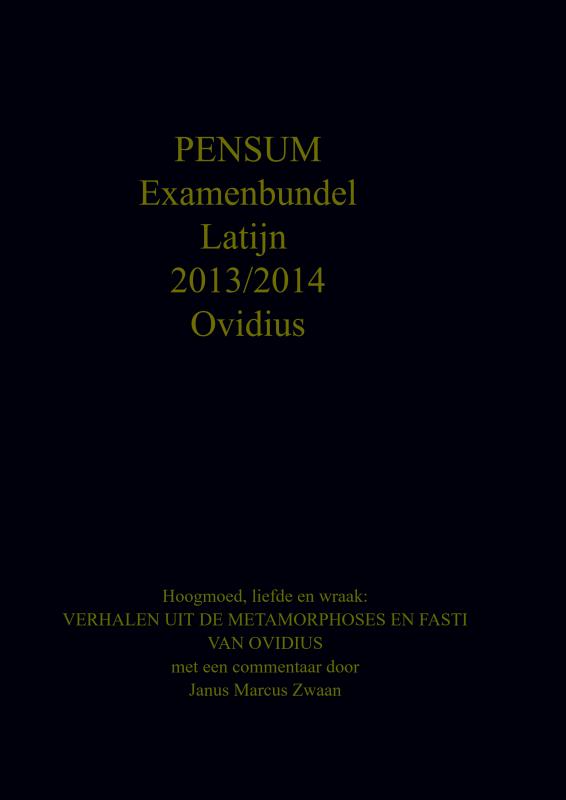Omslag van Ovidius Examenbundel Latijn 2013/2014