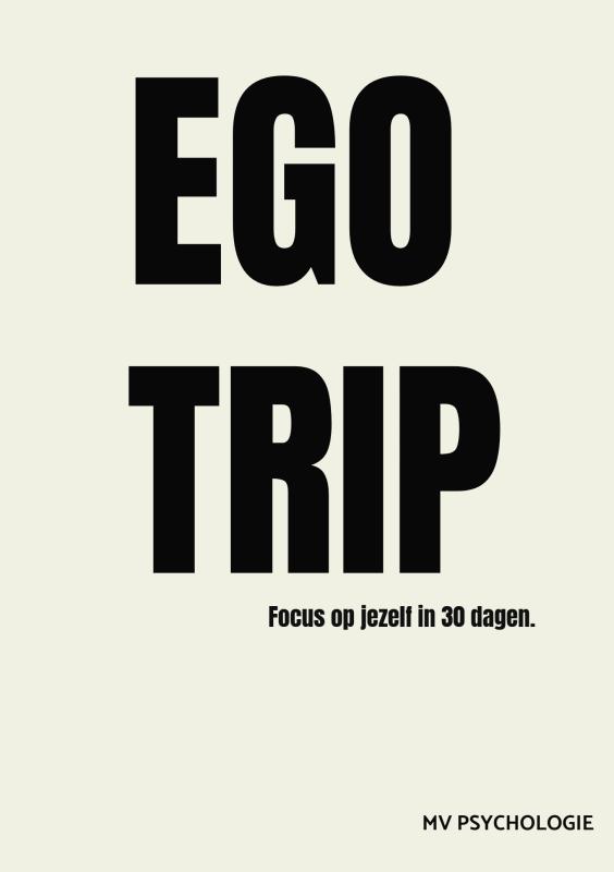 Omslag van EGOTRIP