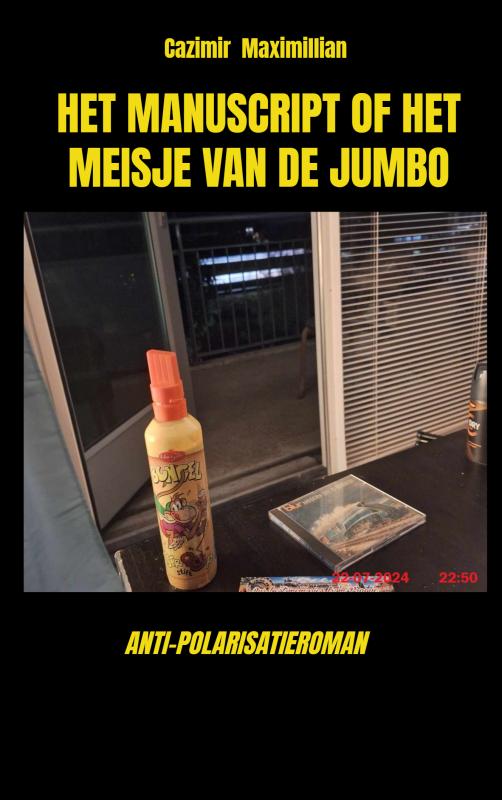 Omslag van Het Manuscript of het meisje van de Jumbo