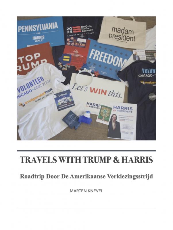 Omslag van Travels with Trump & Harris
