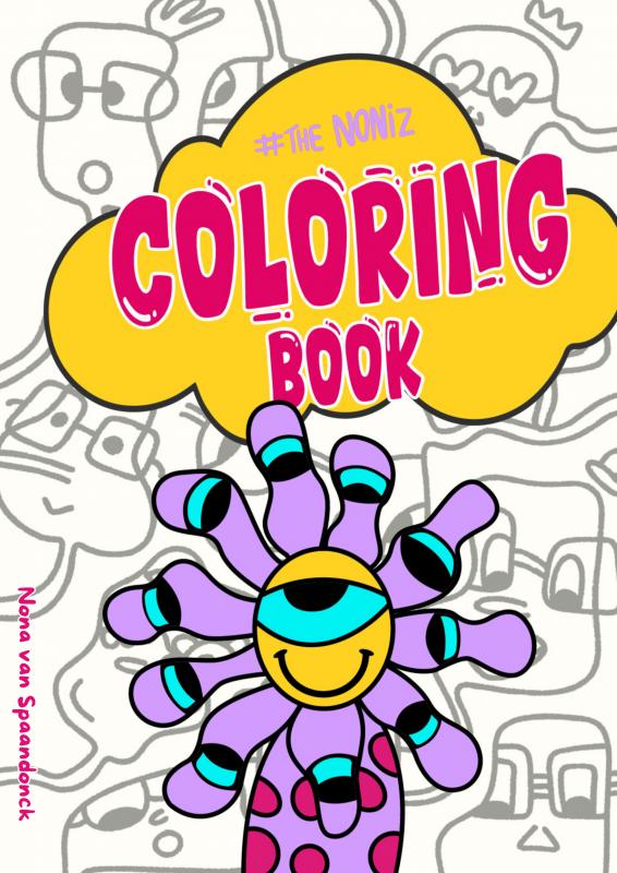 Omslag van The Noniz Coloring Book