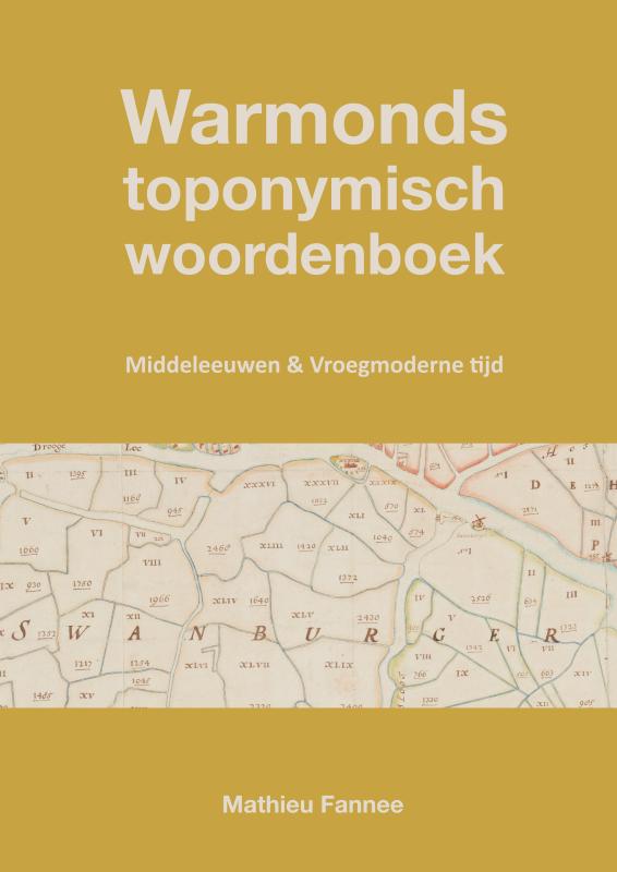 Omslag van Warmonds toponymisch woordenboek (4e druk)