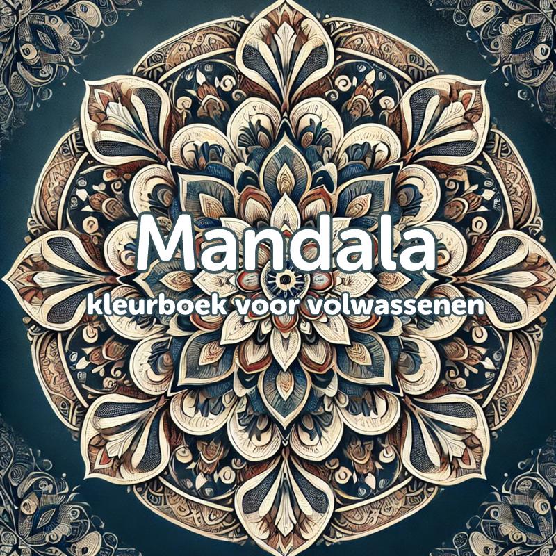 Omslag van Mandala kleurboek voor volwassenen - 38 ontspannende ontwerpen