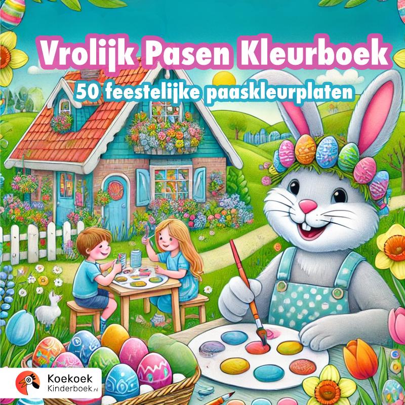 Omslag van Vrolijk Pasen Kleurboek