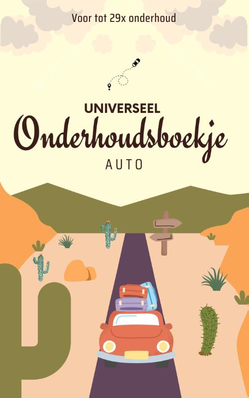 Omslag van Onderhoudsboekje Auto