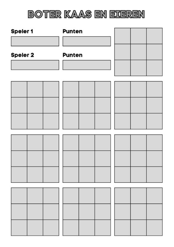 Omslag van Boter Kaas en Eieren Spel
