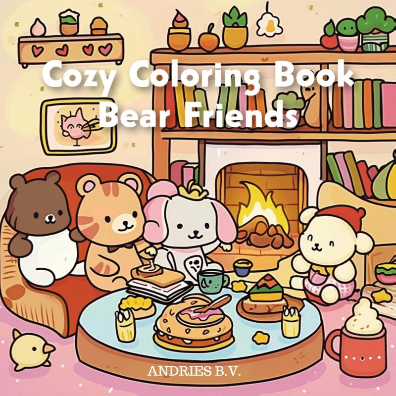 Omslag van Cozy Coloring Book - Bear Friends