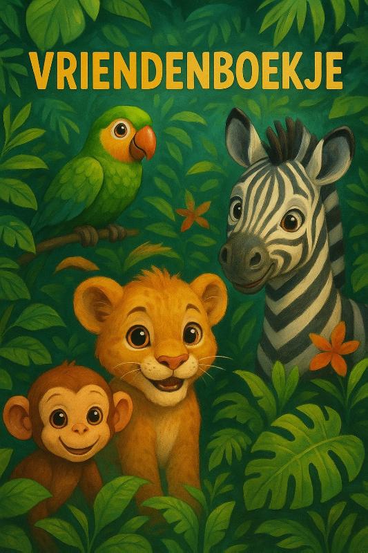 Omslag van Jungle Vriendenboekje