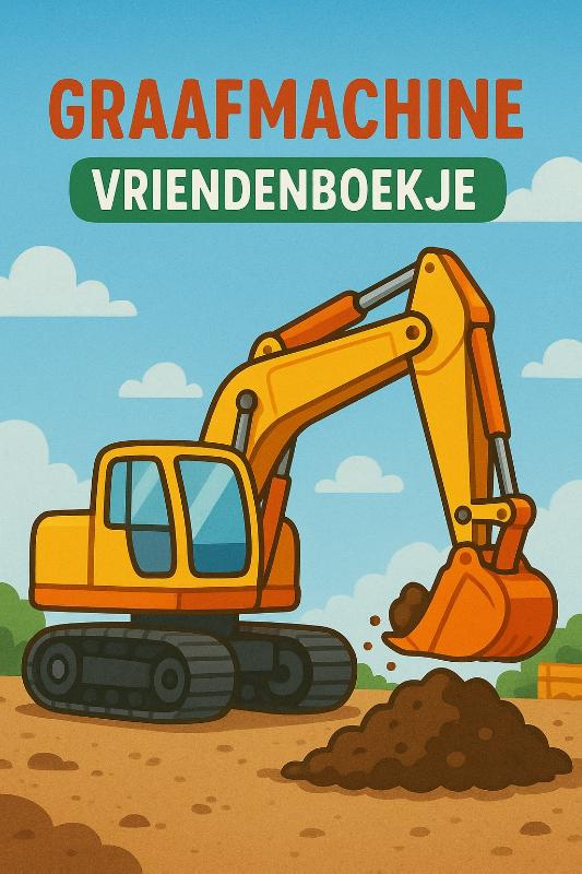 Omslag van Graafmachines Vriendenboekje
