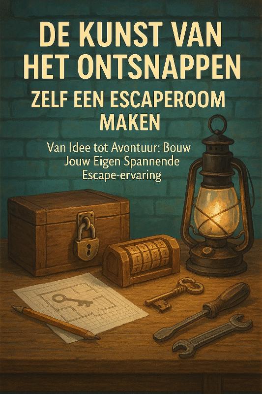 Omslag van De Kunst van het Ontsnappen: Zelf een Escaperoom Maken