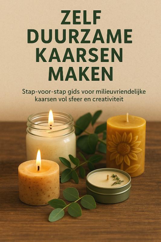 Omslag van Zelf Duurzame Kaarsen Maken