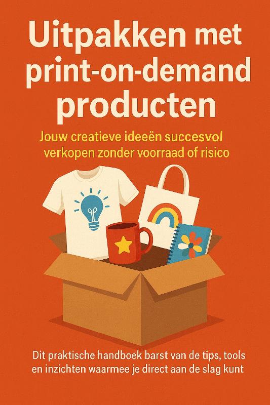 Omslag van Uitpakken met print-on-demand producten