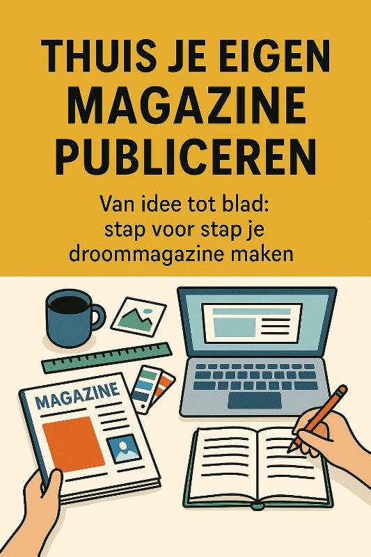 Omslag van Thuis je eigen magazine publiceren