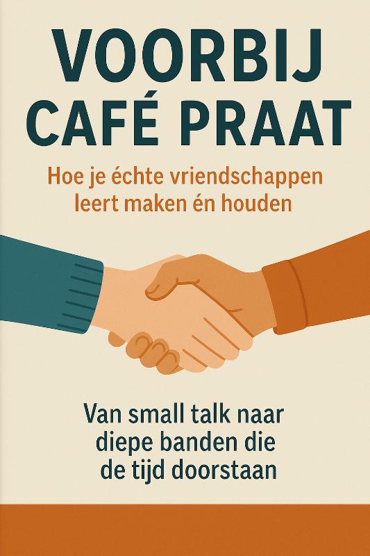 Omslag van Voorbij Café Praat – Hoe je échte vriendschappen leert maken én houden