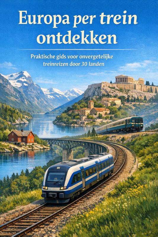 Omslag van Europa per trein ontdekken