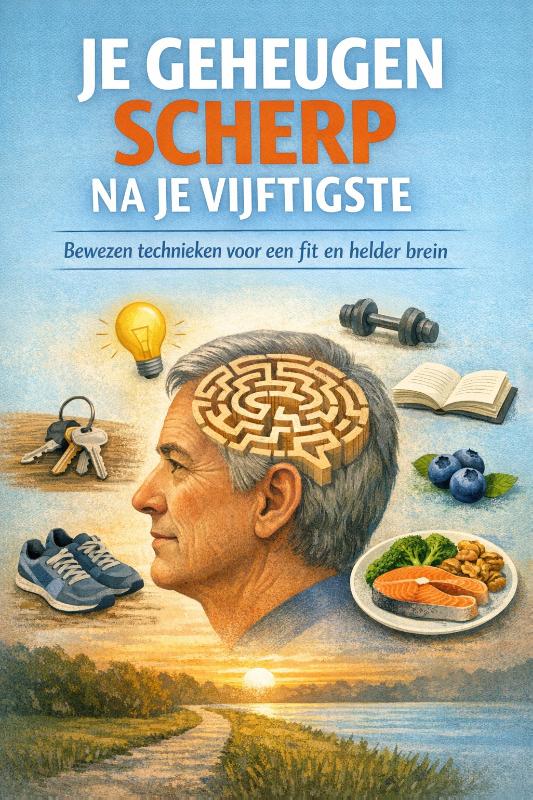 Omslag van Je Geheugen Scherp na je Vijftigste