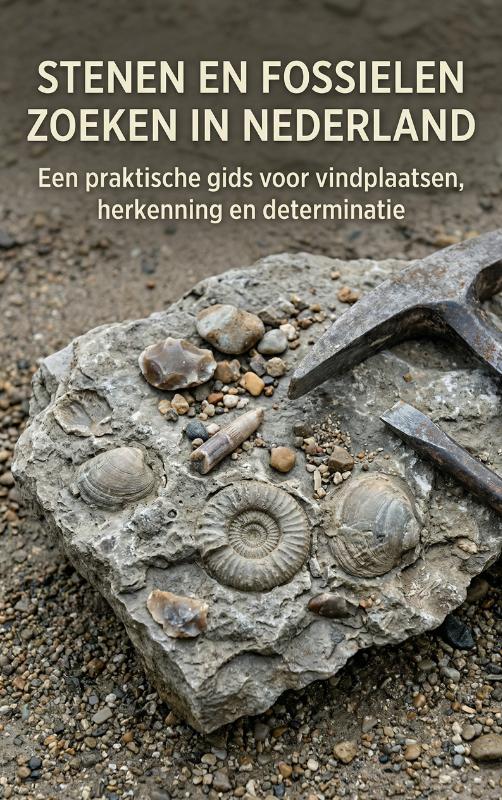 Omslag van Stenen en Fossielen Zoeken in Nederland
